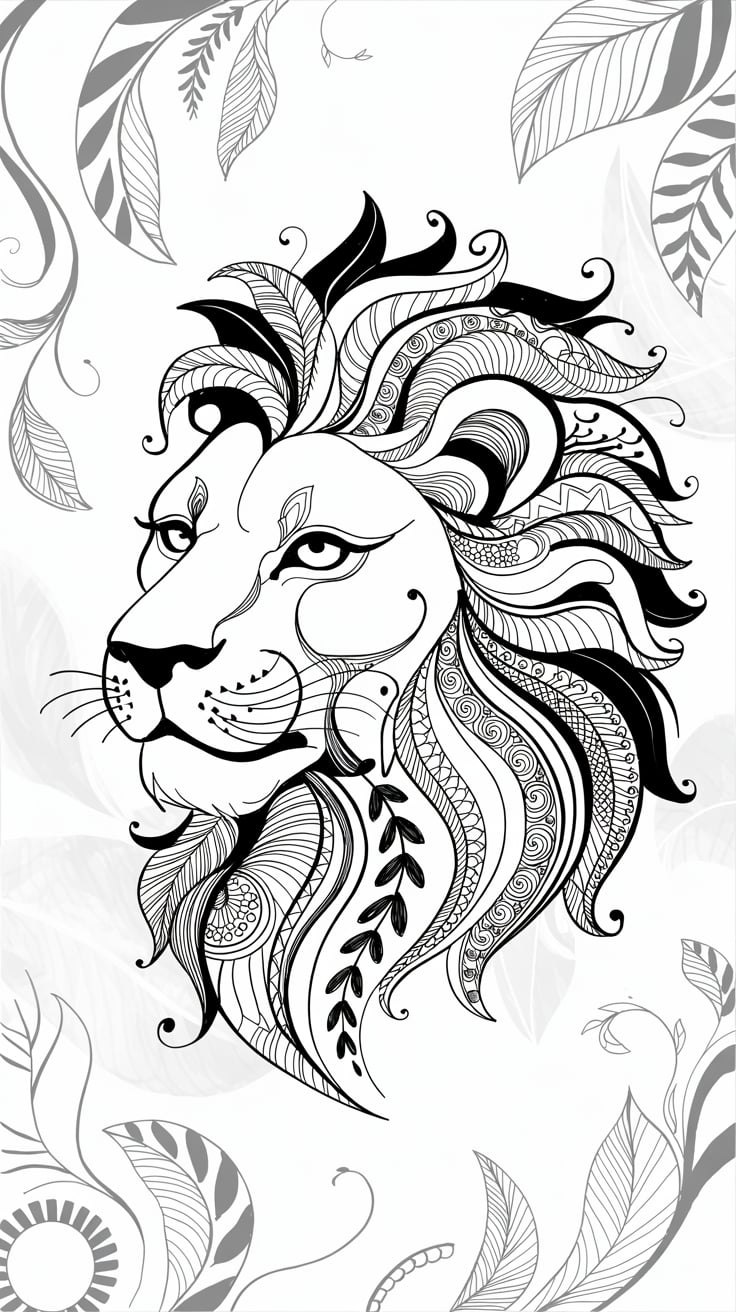 ausmalbilder erwachsene tiere