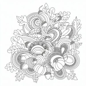 ausmalbilder herbst erwachsene