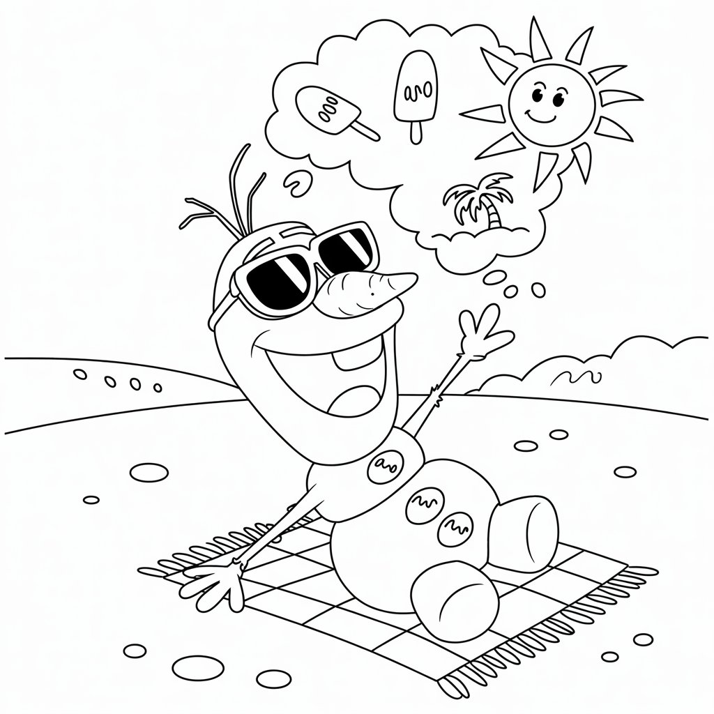 malvorlage schneemann