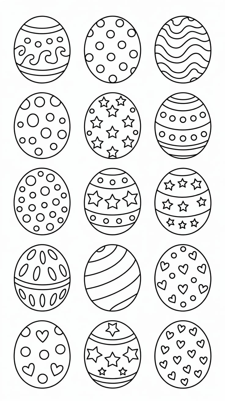 ausmalbilder osterei