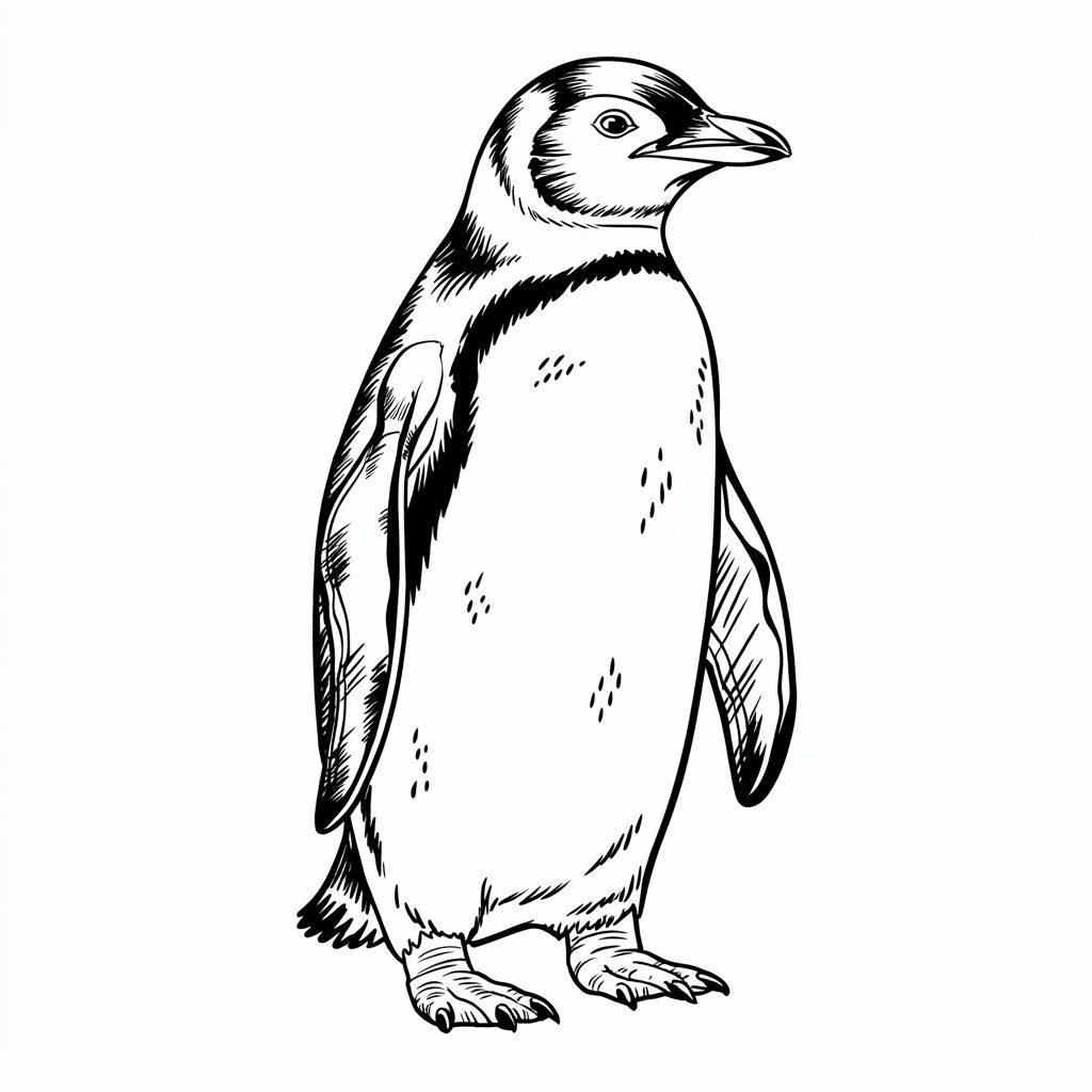 malvorlagen pinguin
