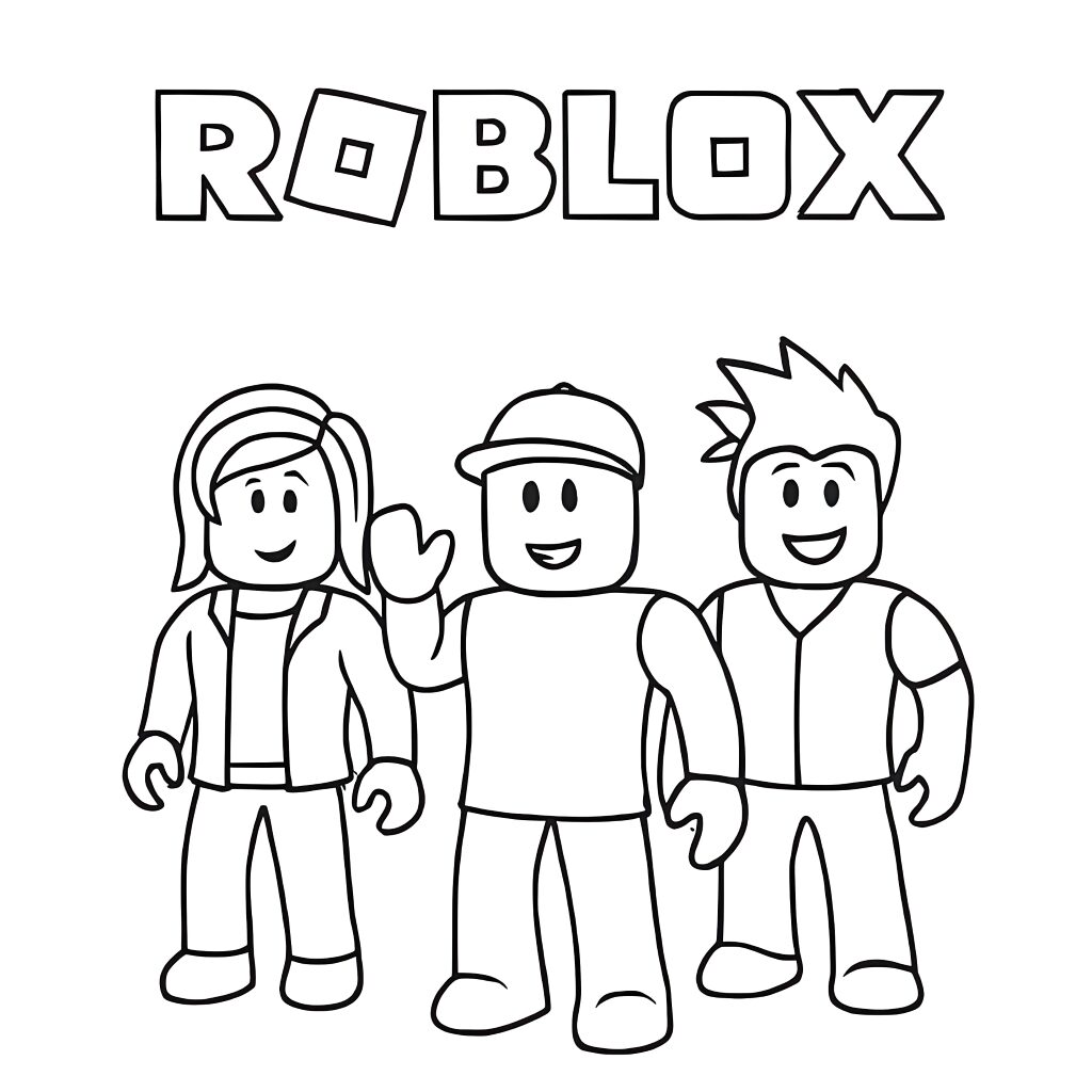 ausmalbilder roblox avatar