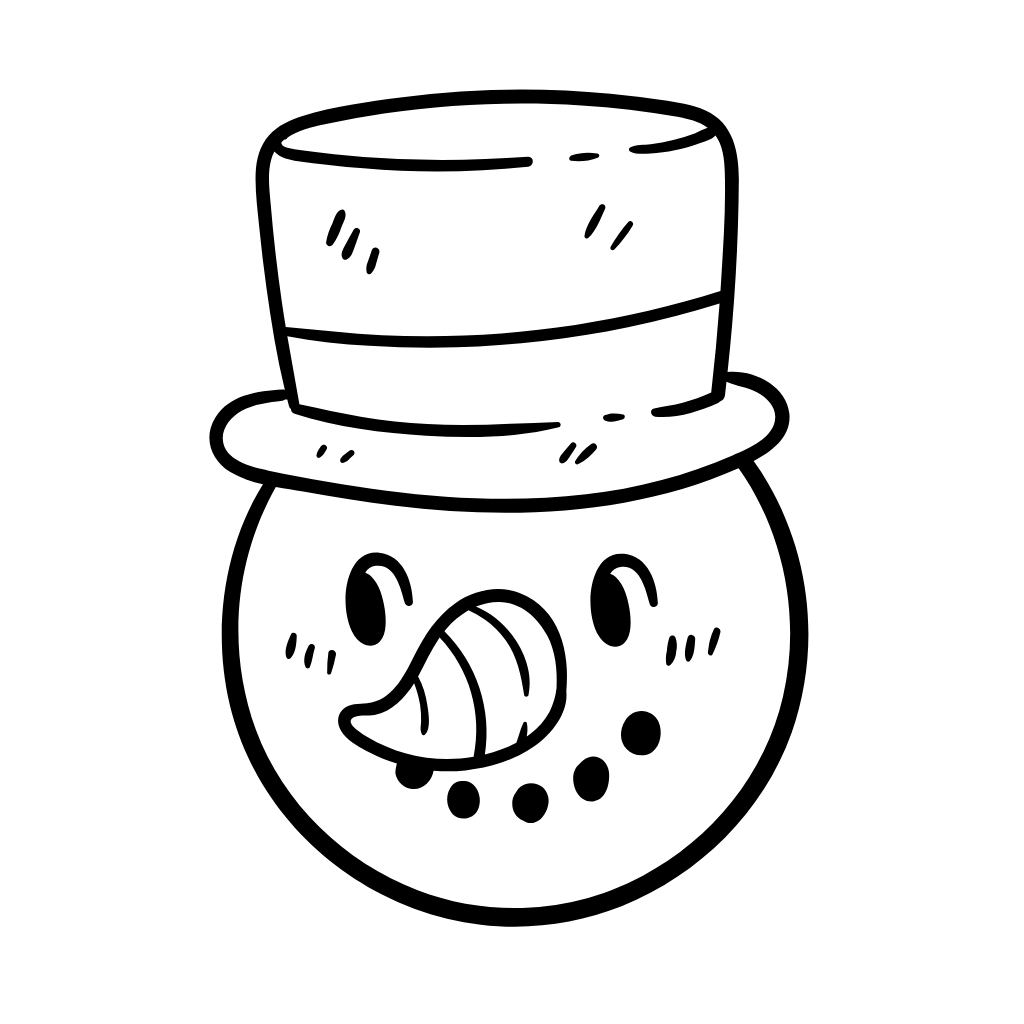 schneemann malvorlage