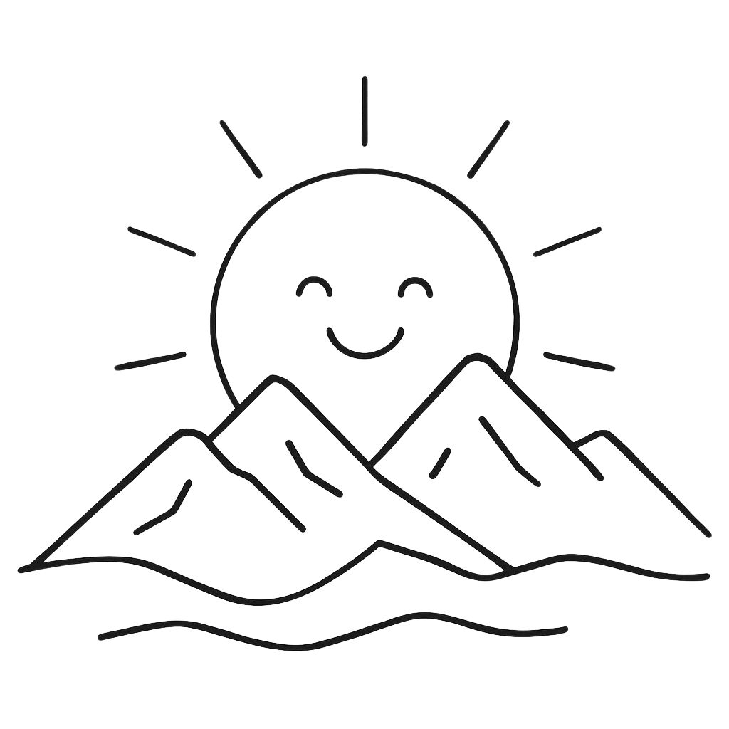 ausmalbilder sommer sonne