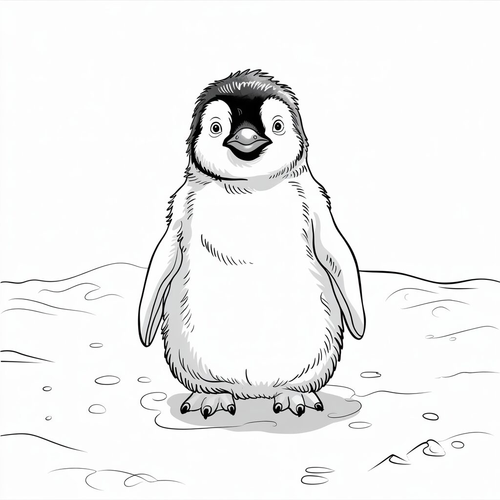 ausmalbild pinguin kostenlos