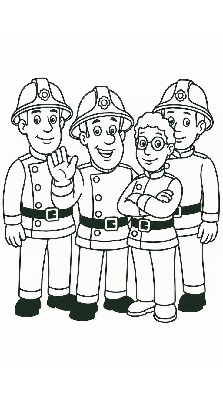 ausmalbilder feuerwehr pdf