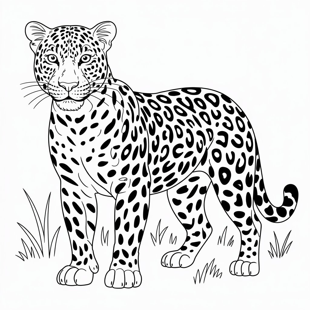 malvorlage panther