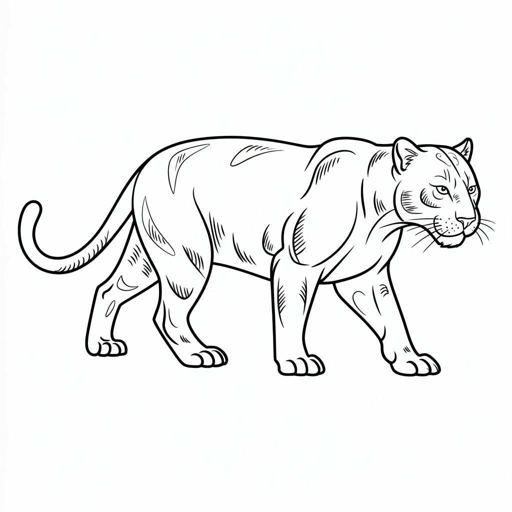 schwarzer panther malvorlage