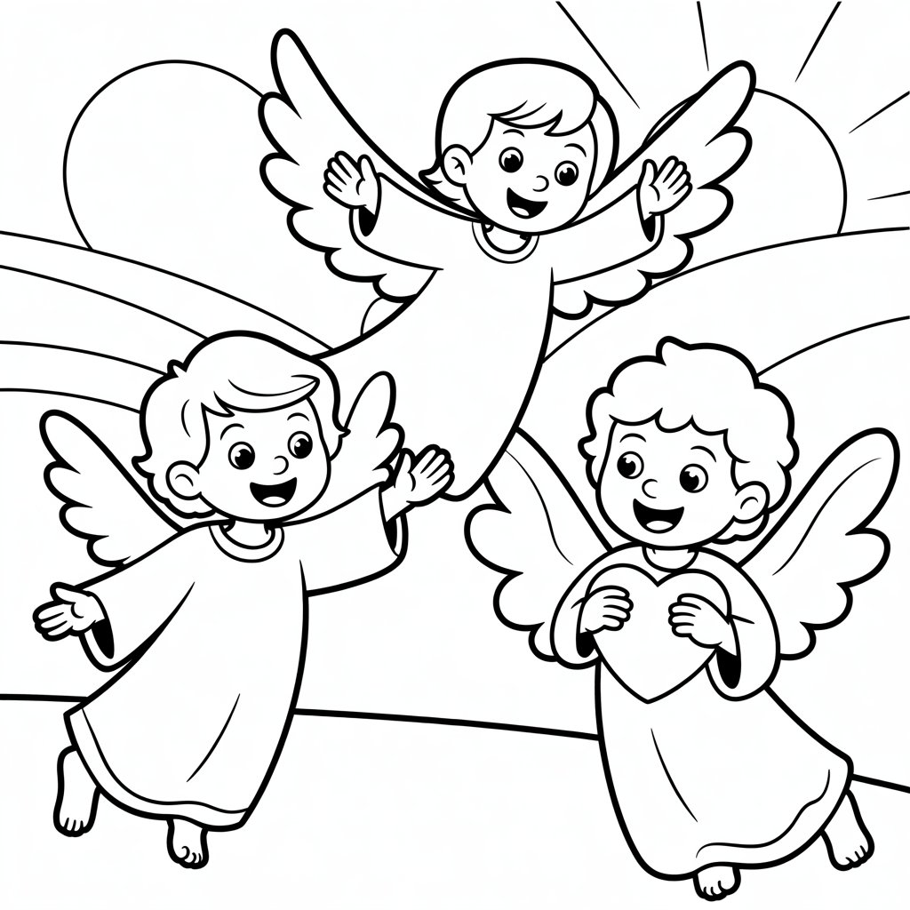engel ausmalbilder zum ausdrucken