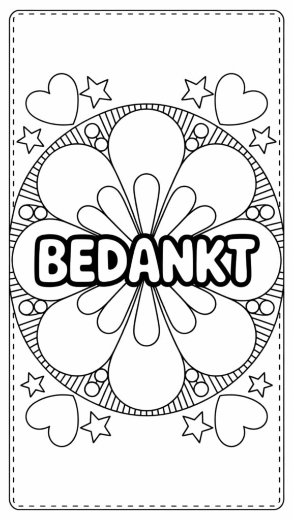 danke malvorlage