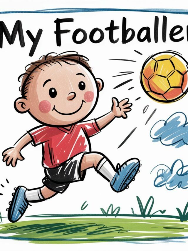 Kleurplaten Voetballer​