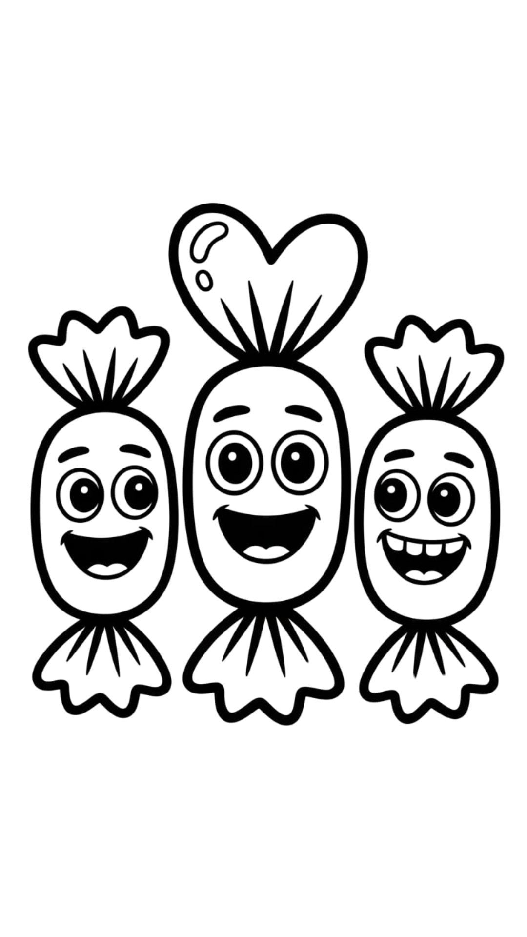 malvorlage süssigkeiten