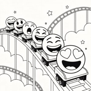 ausmalbilder emojis