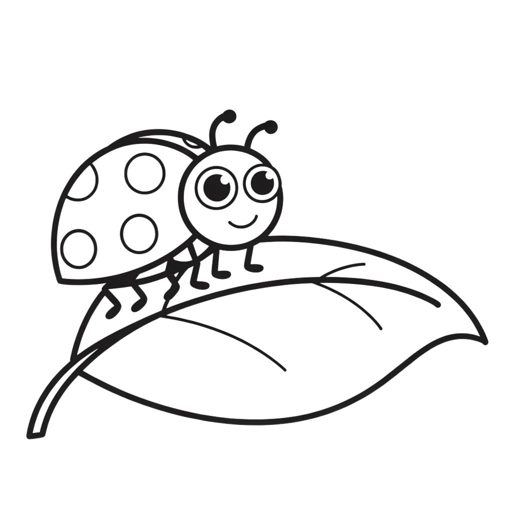ausdrucken marienkäfer ausmalbild
