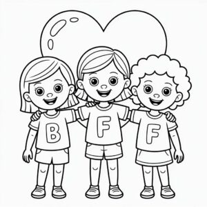 ausmalbilder für bff