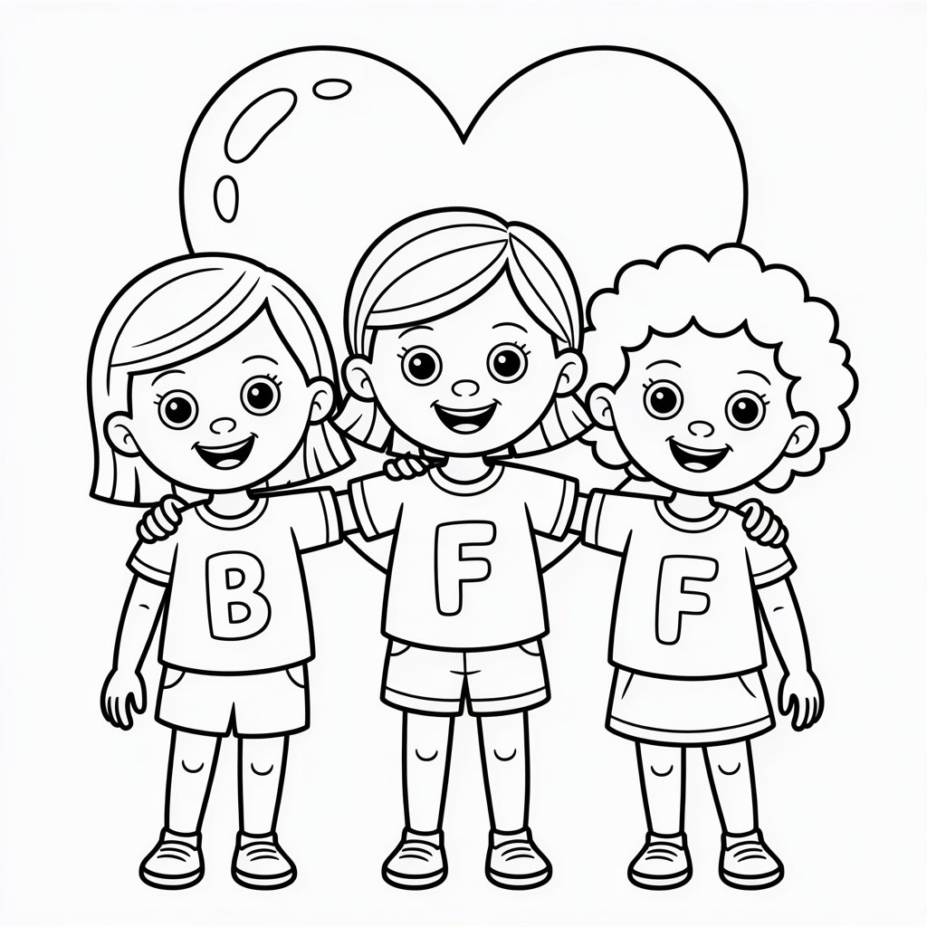 ausmalbilder für bff