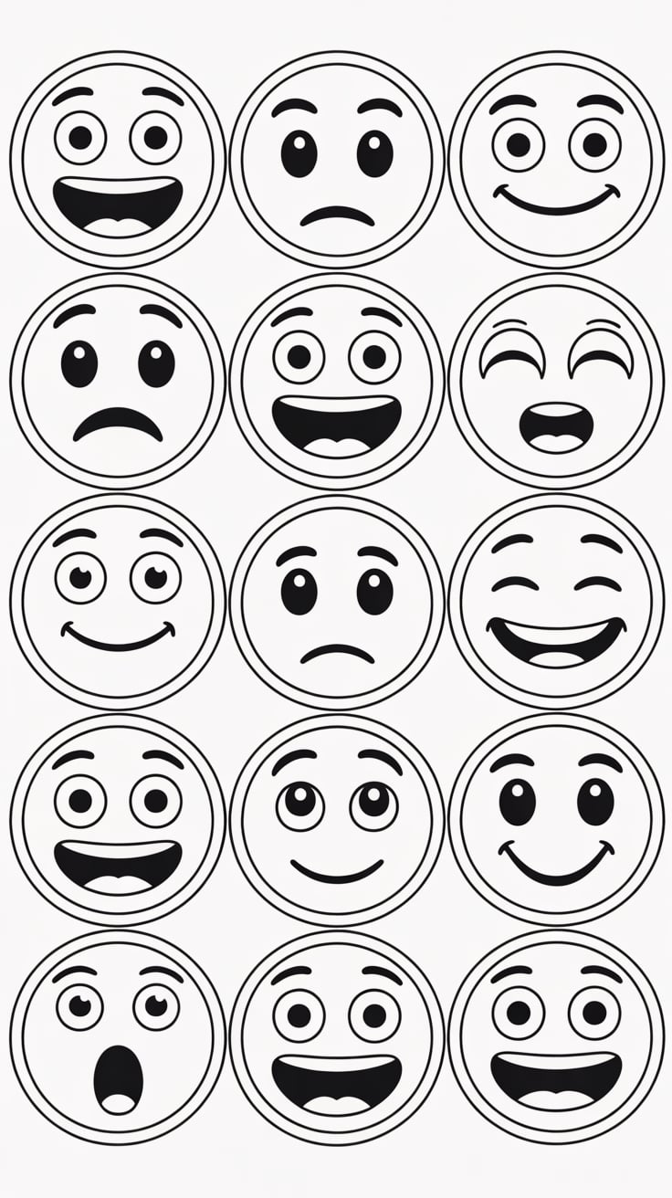 einhorn ausmalbild emoji