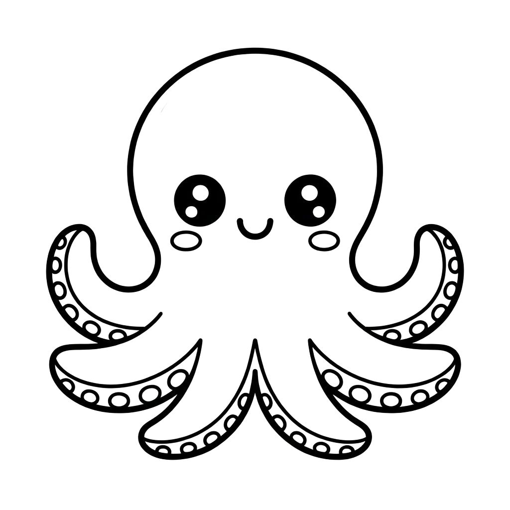 ausmalbilder oktopus kostenlos