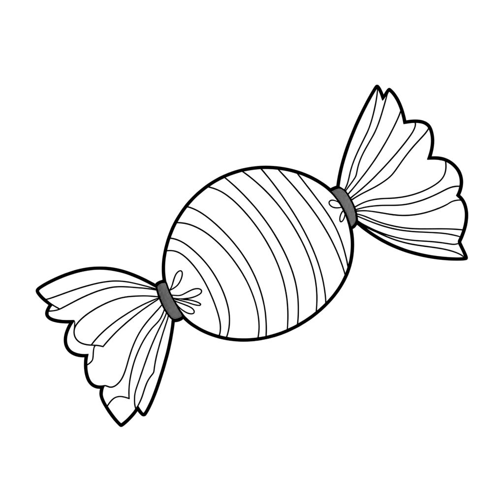 süßigkeiten ausmalbilder