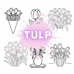 Tulpe Ausmalbild