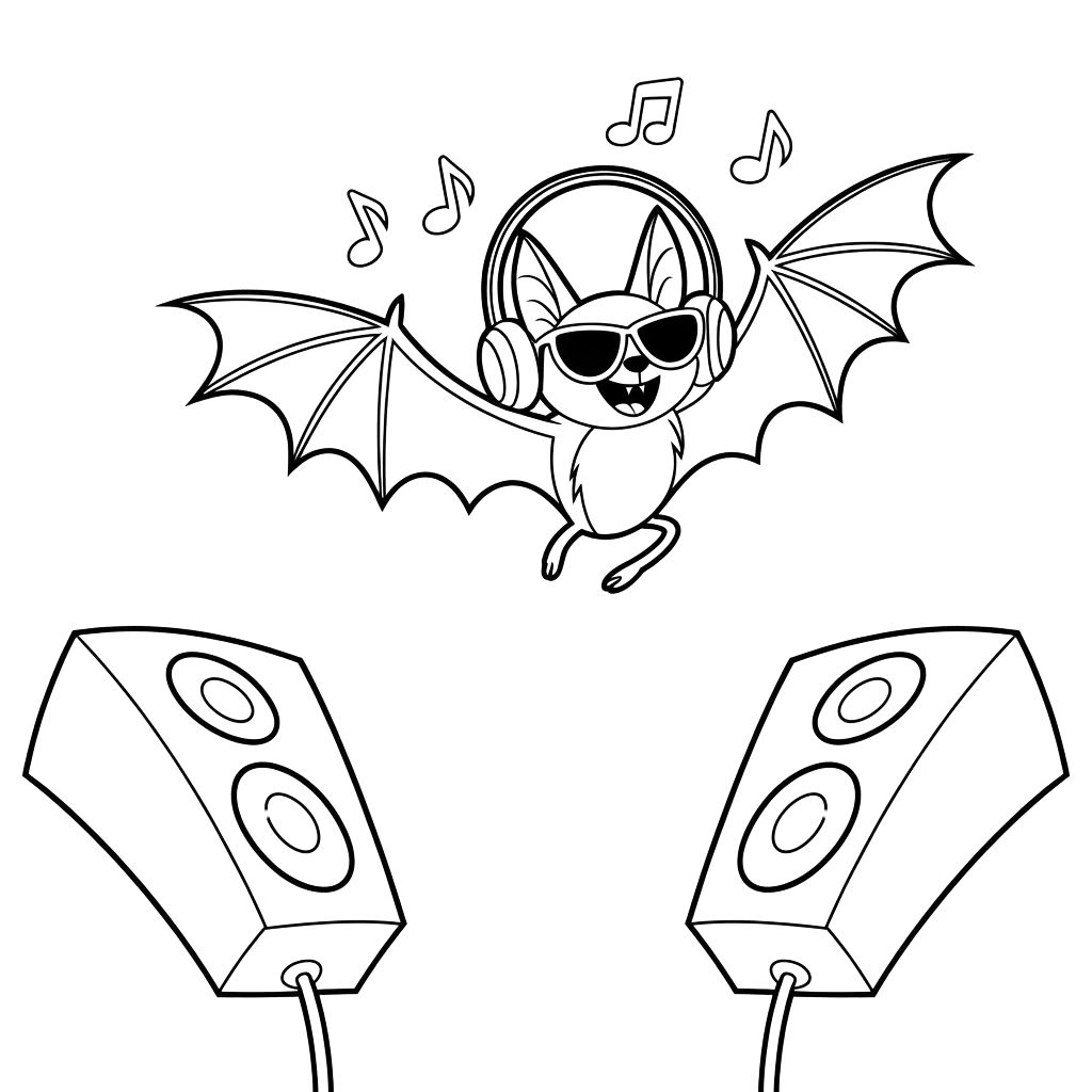 ausmalbilder fledermäuse