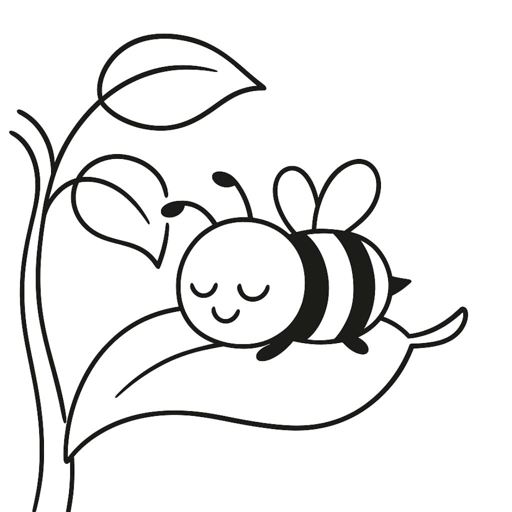 biene ausmalbilder