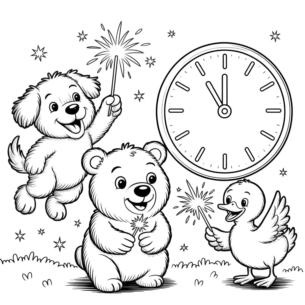 Silvester Malvorlagen