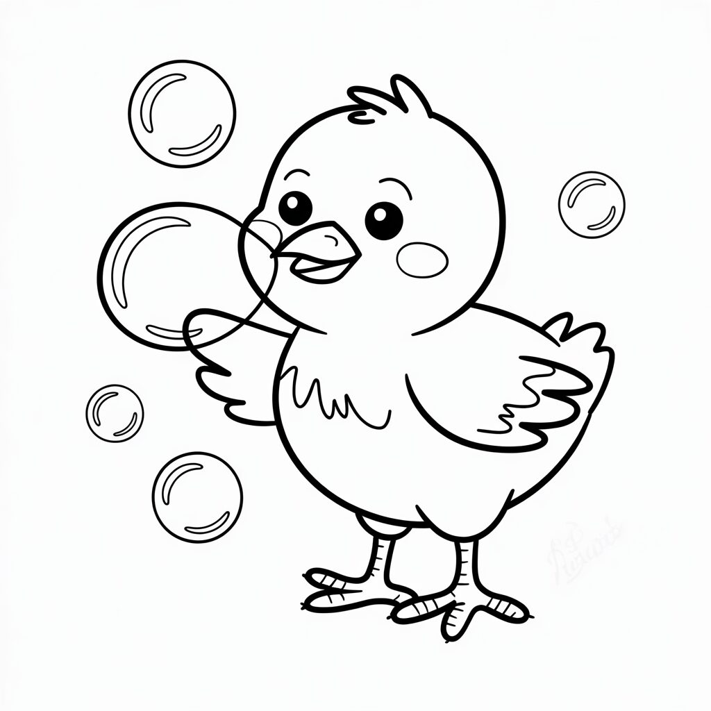 ausmalbilder küken im ei