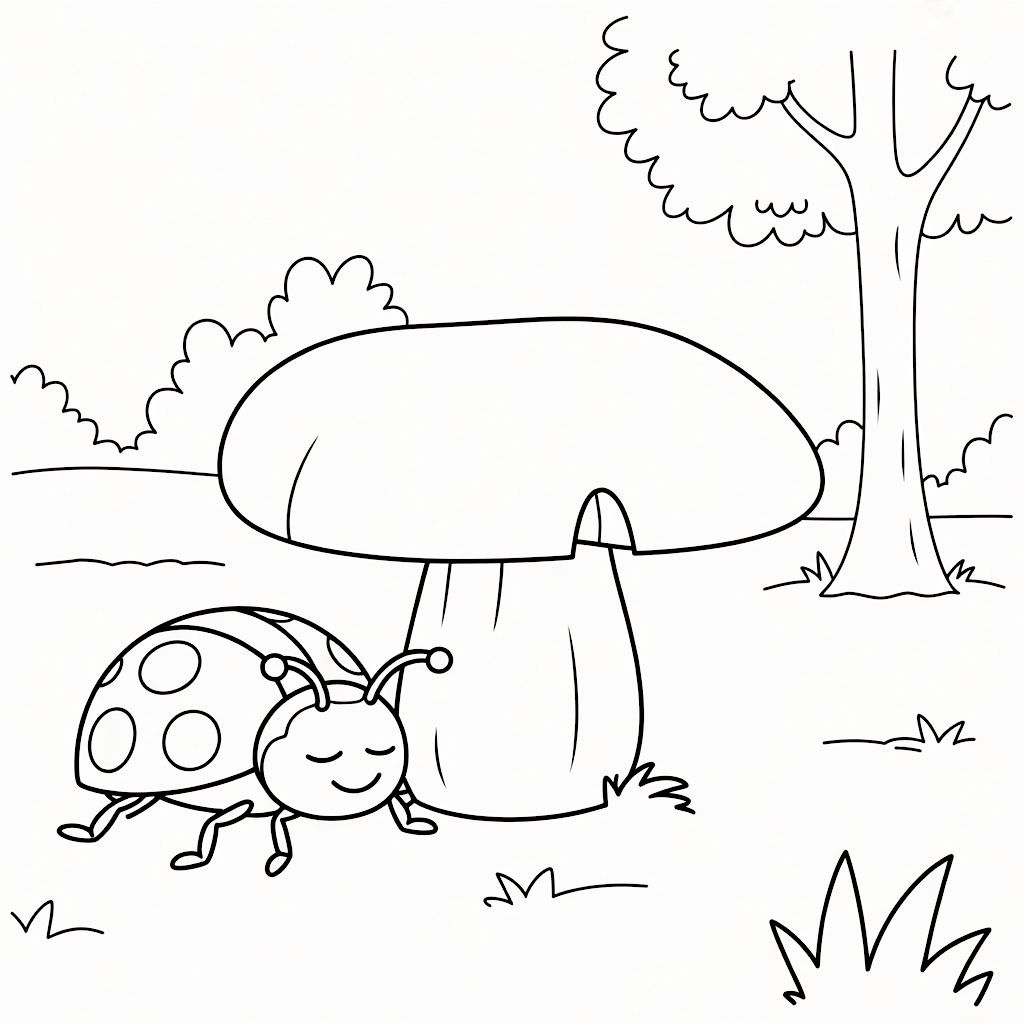 marienkäfer ausmalbilder