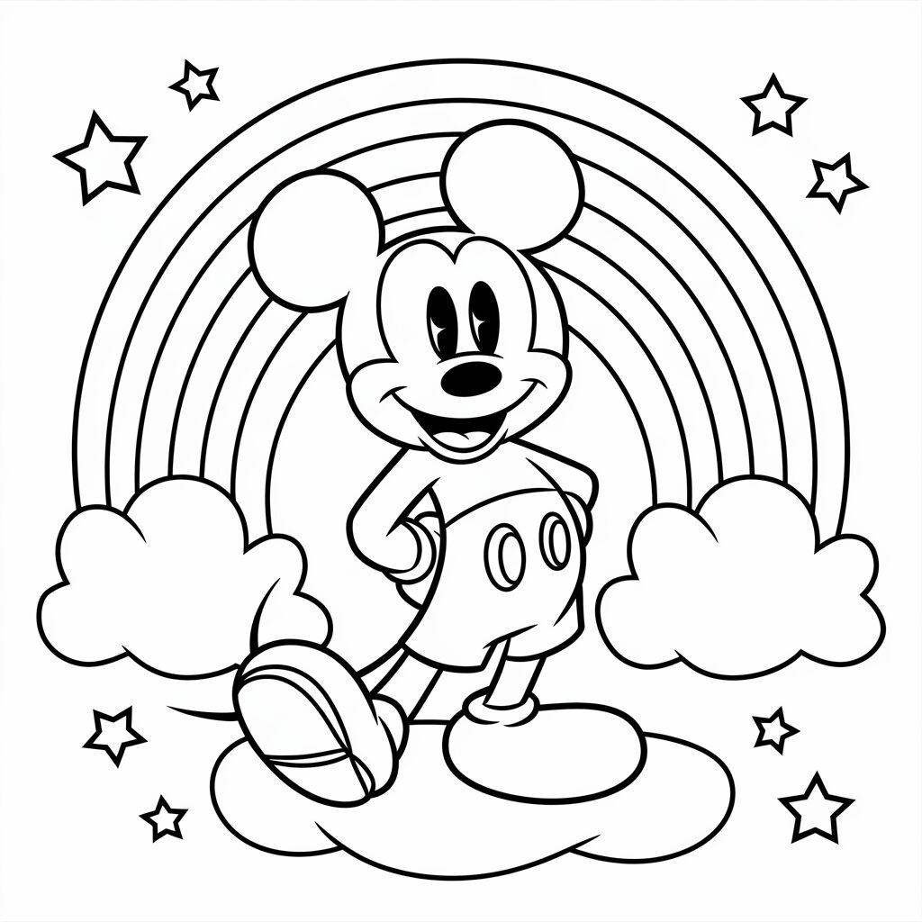 micky maus ausmalbilder