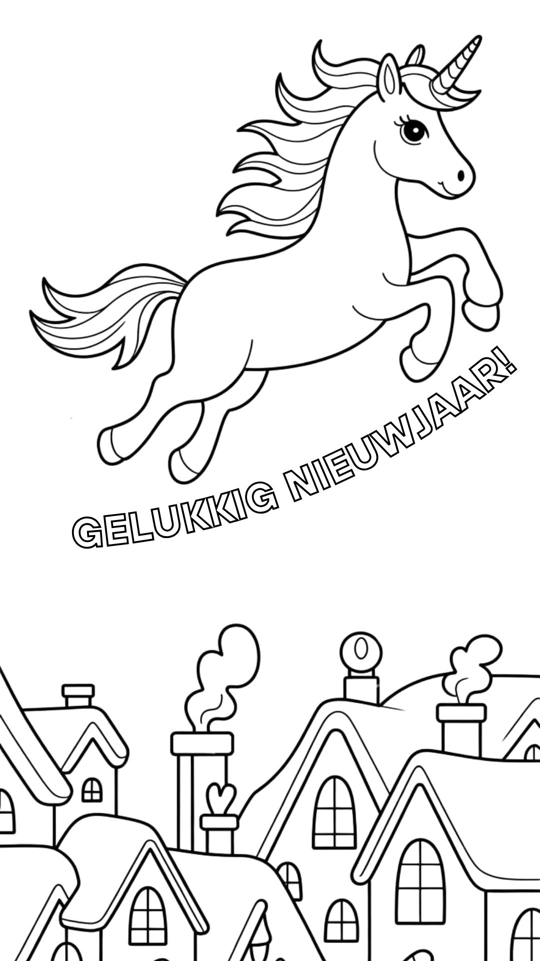 ausmalbilder silvester neujahr