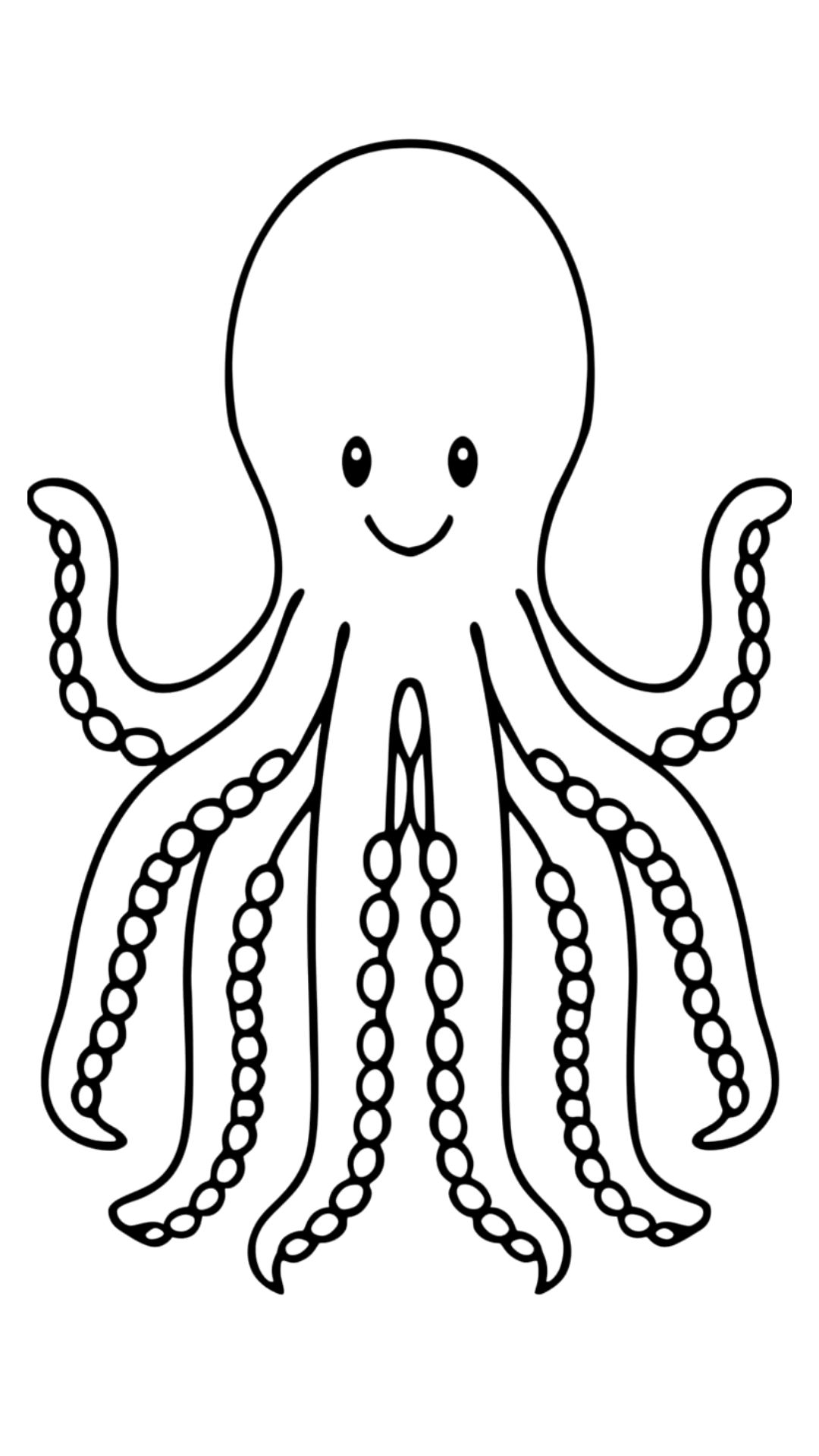 ausmalbilder kraken
