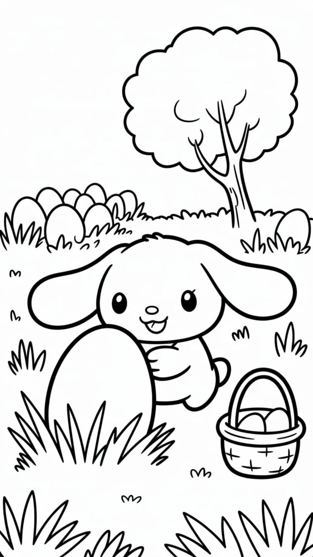 Ostern Cinnamoroll ausmalbilder