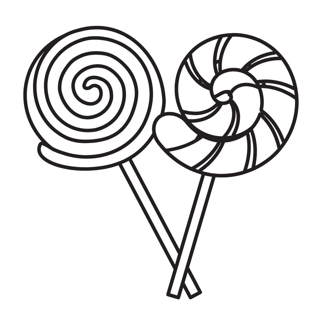 ausmalbilder kawaii süßigkeiten