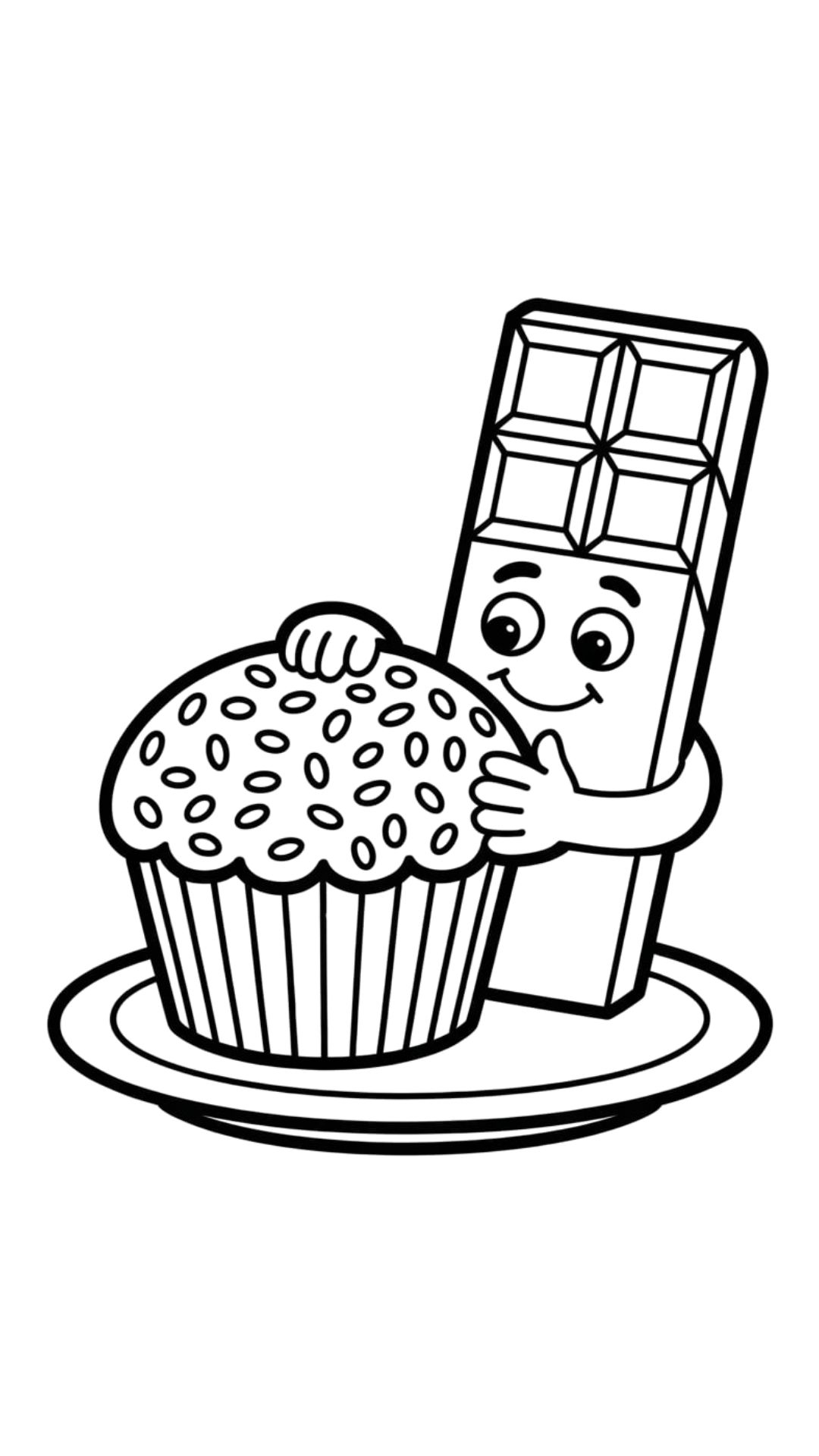 süssigkeiten malvorlage