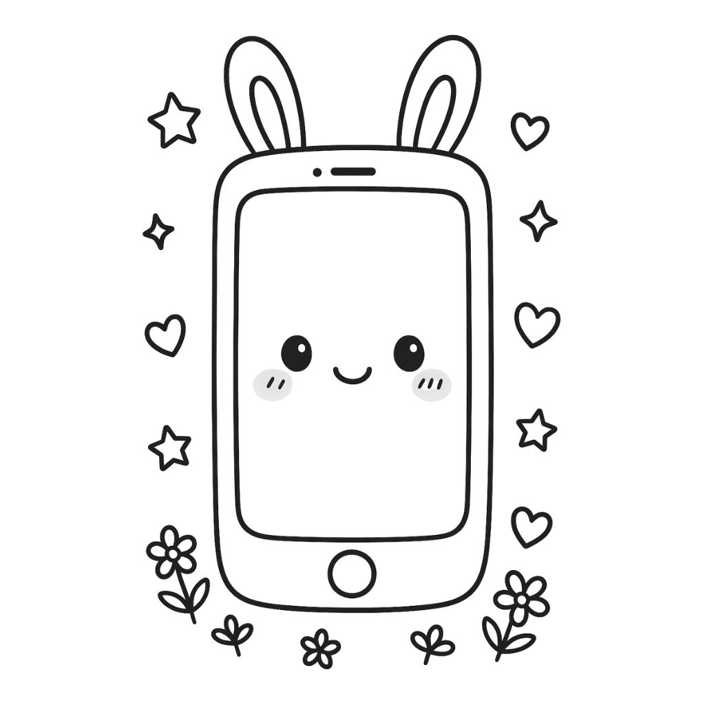 ausmalbilder handys