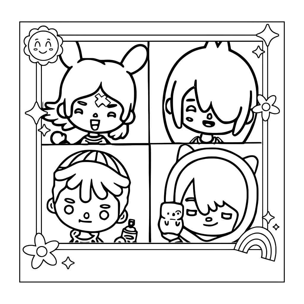 ausmalbilder toca boca