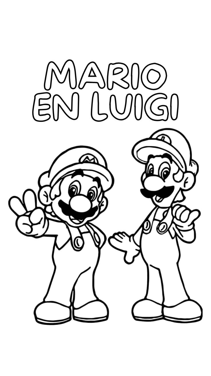 gratis malvorlagen mario und luigi