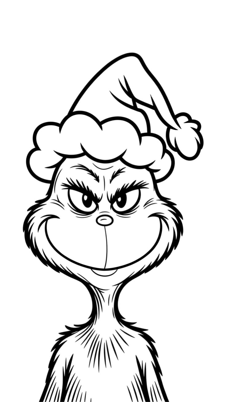 grinch malvorlagen