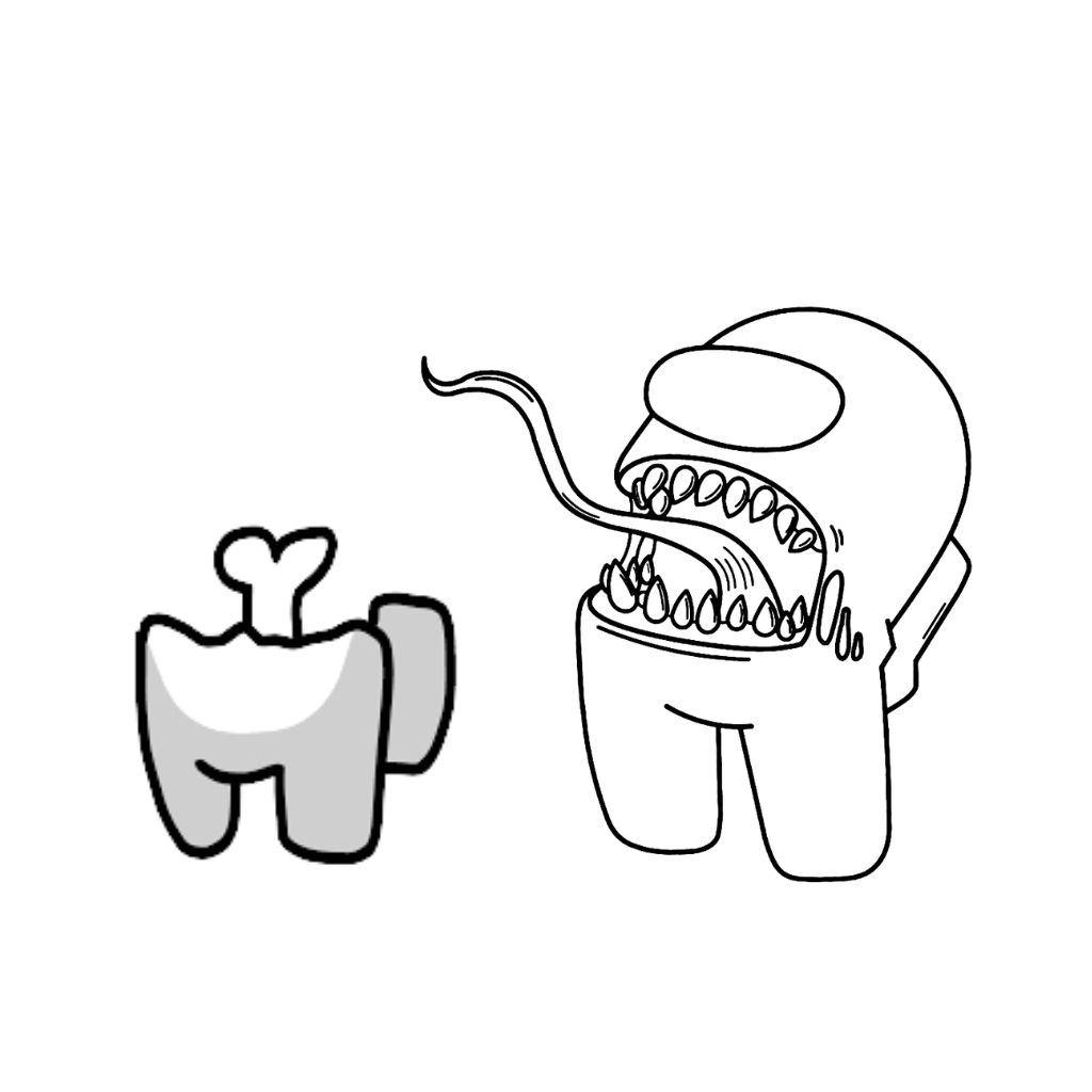 among us ausmalbilder