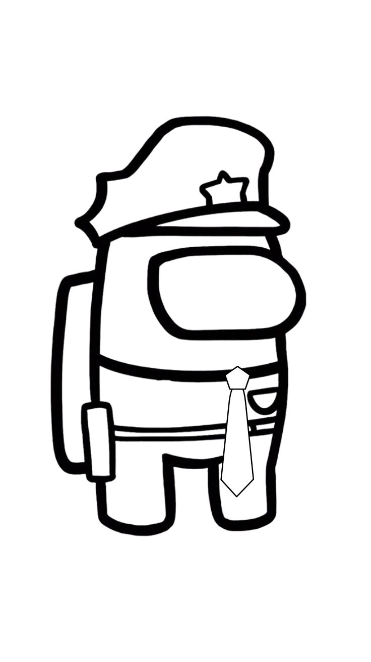 Among Us Malvorlagen zum Ausdrucken