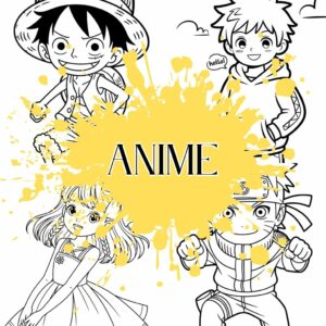 Anime Ausmalbilder