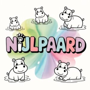 Nilpferd Ausmalbild