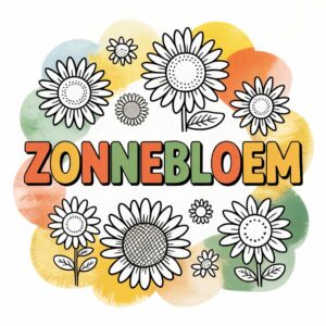 Sonnenblume Ausmalbild