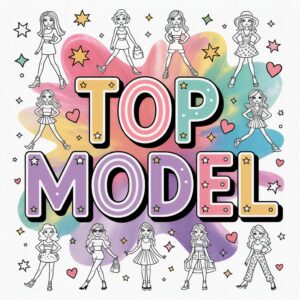 Topmodel Ausmalbilder