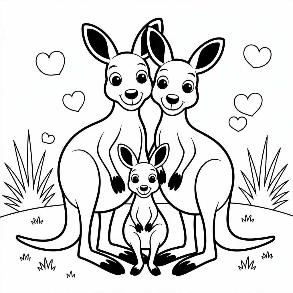 ausmalbilder känguru