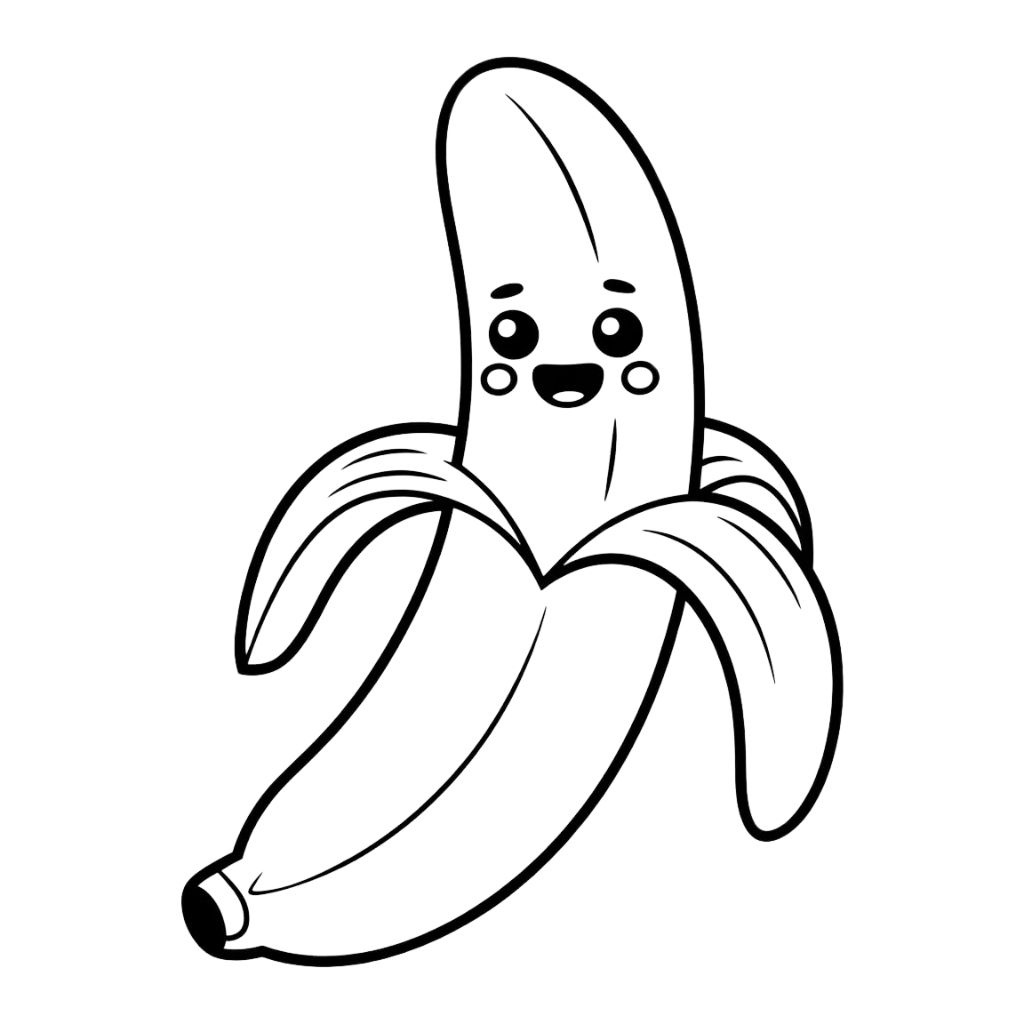 banane ausmalbilder
