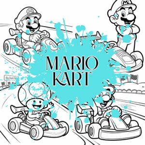 Ausmalbilder Mario Kart