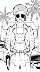 ausmalbilder von topmodel