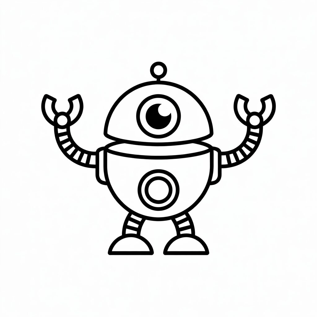 dino roboter ausmalbild